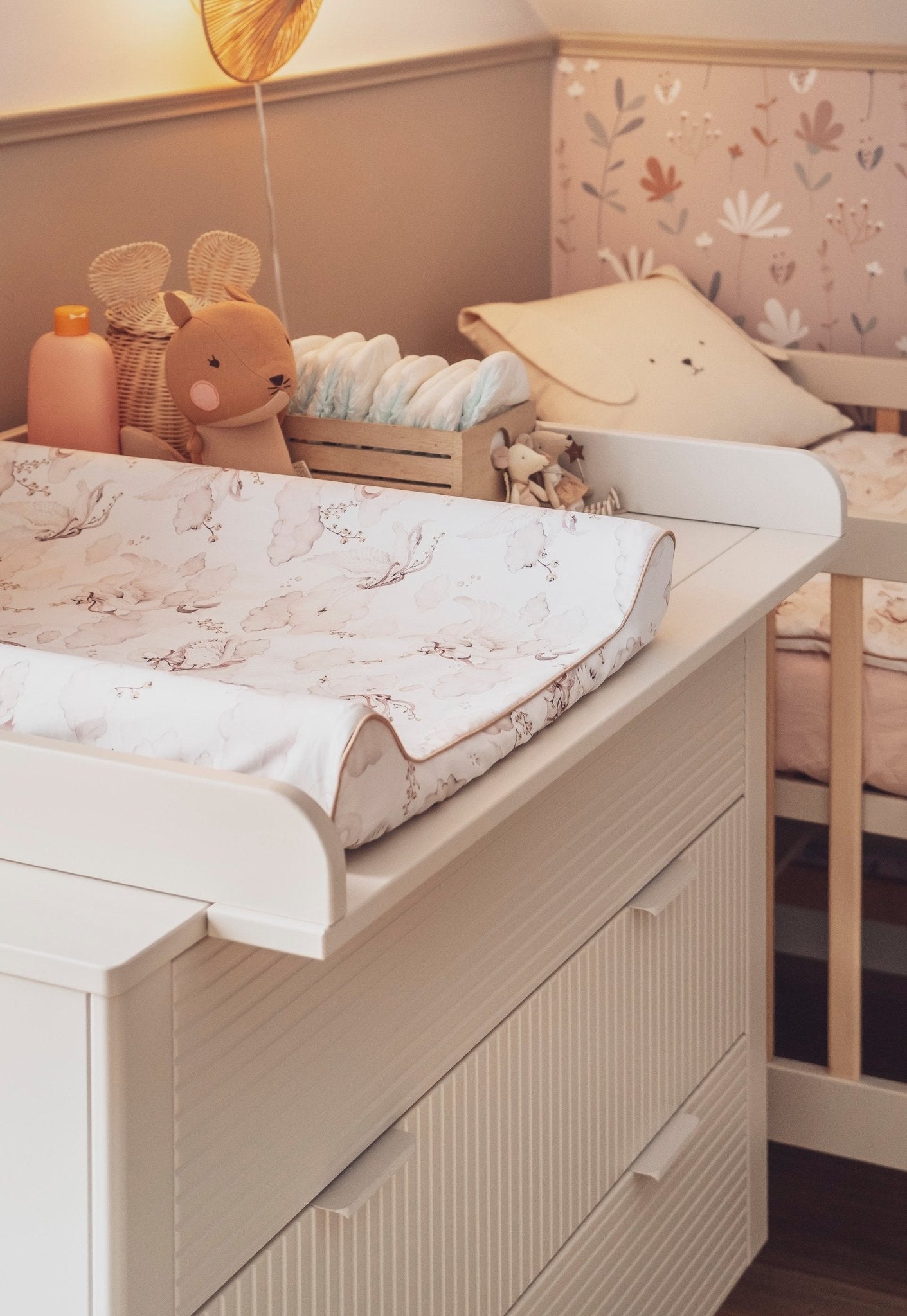 Maja 3-drawers + 1 door chest Champagne color - Scandinavian Stories by Marton