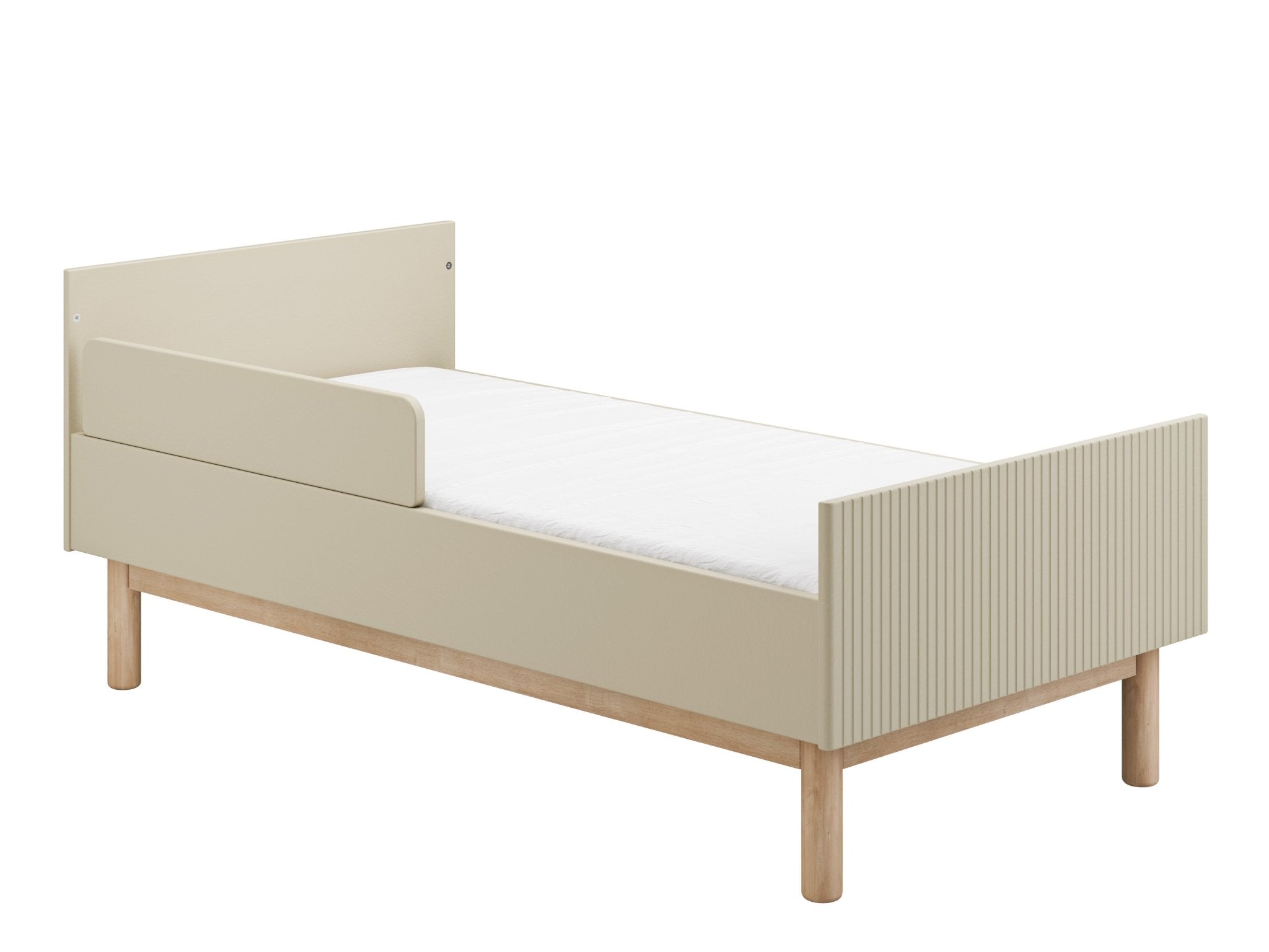 Maja Bed/Cot 3, growing functions 140x 70 cm Champagne color - Scandinavian Stories by Marton