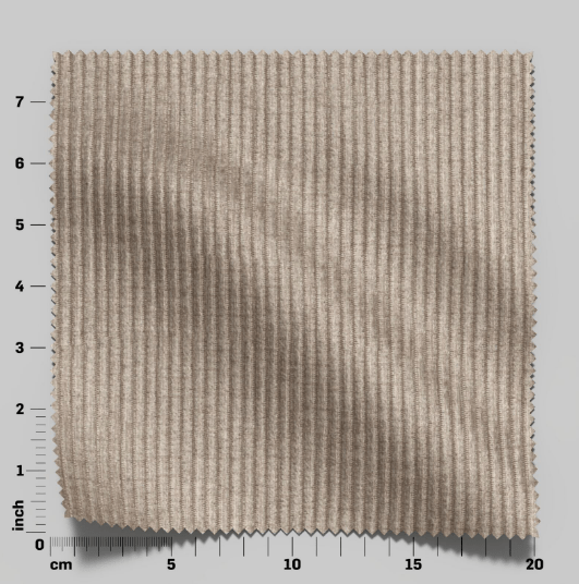 Stockholm L - shaped Sofa, exclusive Corduroy, Mole, removable & washable covers - Scandinavian Stories by Marton