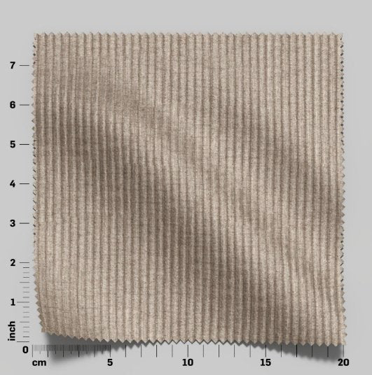 ASTRID L-shaped Sofa, exclusive Corduroy, Mole, removable & washable covers - Scandinavian Stories by Marton