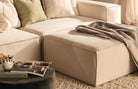 Copy of Stockholm L - shaped Sofa, Chenille Beige, removable & washable covers - Scandinavian Stories by Marton