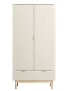 Maja 2-door wardrobe + 1 drawer wardrobe Champagne color - Scandinavian Stories by Marton