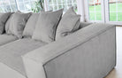 ASTRID L-shaped Sofa, exclusive Corduroy, Concrete removable & washable covers - Scandinavian Stories by Marton