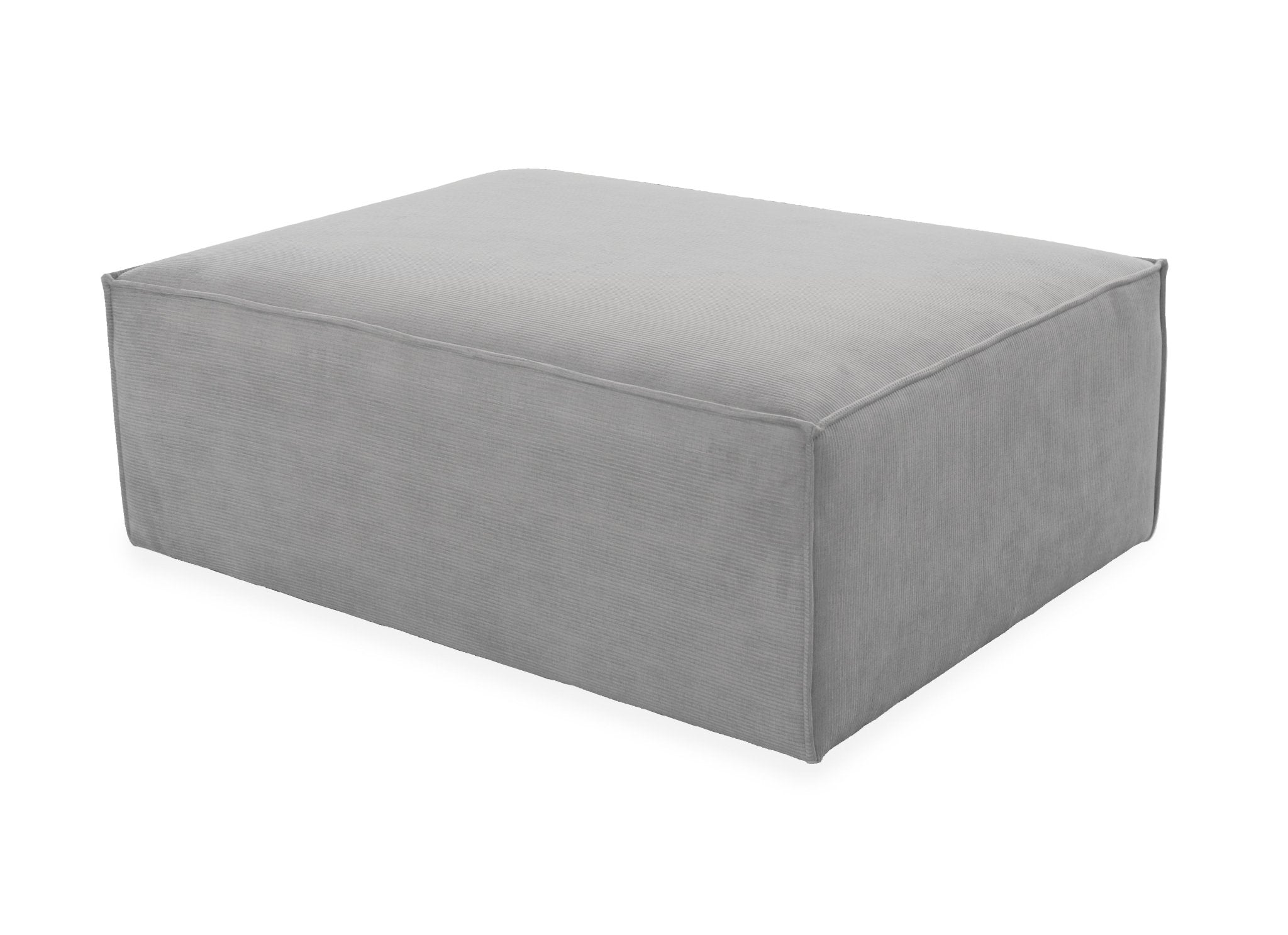 ASTRID L-shaped Sofa, exclusive Corduroy, Concrete removable & washable covers - Scandinavian Stories by Marton