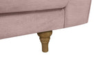 SELMA 4-seater sofa/sofa bed Exclusive Corduroy, Dusty Pink removable & washable covers - Scandinavian Stories by Marton